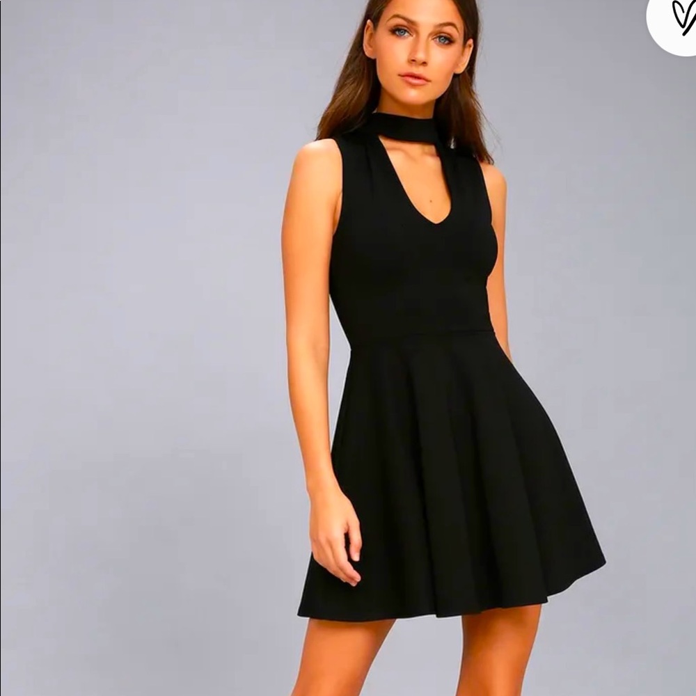 Women’s Black Skater Dress